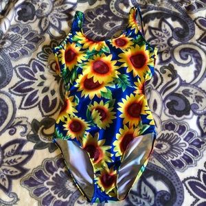 Sunflower one piece swimsuit